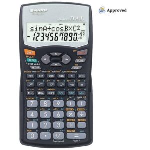 Sharp - EL-531WH - 272 Functions Scientific Calculator - Black