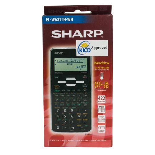 Sharp - EL-W531TH - 422 Functions Scientific Calculator - White
