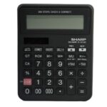 Sharp - EL-CC12D - 12 Digit Calculator - Black