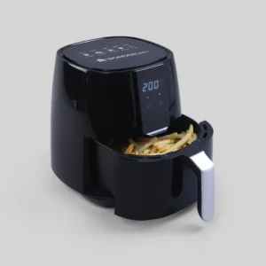 WonderChef Prato Air Fryer, Digital, 3.8L Non-Stick Frying Basket-Black