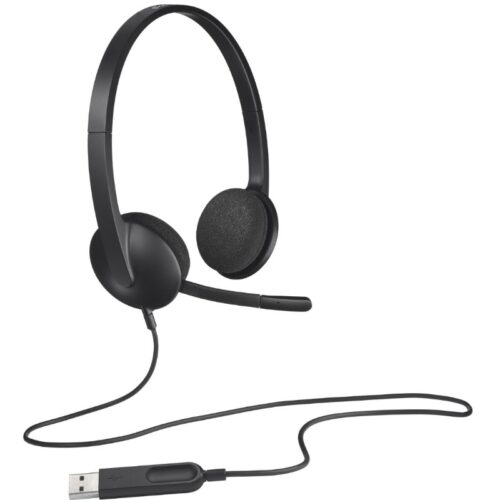 Logitech H340 USB Stereo Headset with microphone