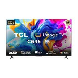 TCL 65 Inch QLED 65C645 4K HDR Google Tv