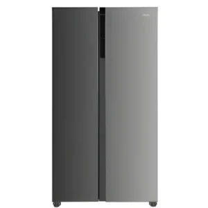 Mika fridge, 442L, 2 Door Side By Side, No Frost (Frost Free), INVERTER Compressor, Inox Line Brush