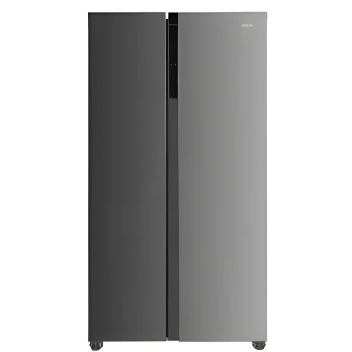 Mika fridge, 442L, 2 Door Side By Side, No Frost (Frost Free), INVERTER Compressor, Inox Line Brush