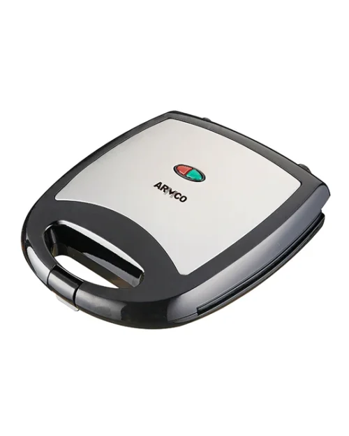 Armco Sandwich Maker, 4 Slice, Non-Stick Triangle Plate Stainless Steel, 1300w