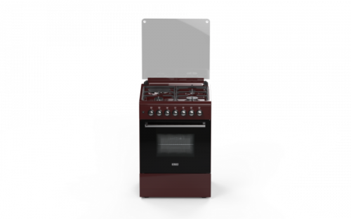 Solstar 60CM, 3+1HP, Electric Oven, Brown