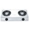 Mika Gas Stove, Table Top, Double Burner, Stainless Steel Body
