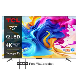 TCL 75C645 75 Inch QLED 4K Ultra HD Google TV With Dolby Vision & Dolby Atmos (2023)