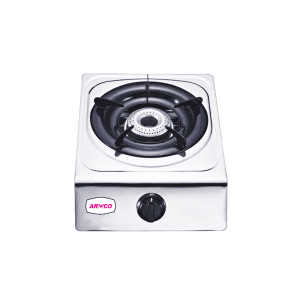 GC-8100P3 – 1 Burner, Slim Compact, Stainless Steel panel, Auto ignition, enamel pan support, 120mm burner cap.