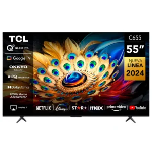 TCL 55 Inch 55C655 QLED  4K Ultra HD Google Tv