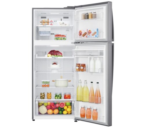 LG GL-T652HLCM Top Mount Freezer Fridge, 438 L - Smart Inverter Compressor, Water Dispenser, LinearCooling™