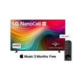 LG 65" 65NANO80T6A NanoCell TV 4K - WebOS24, Magic Remote, HDR10 Pro