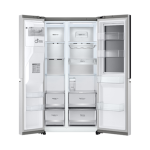 LG GC-X267MSEW Side by Side Fridge, 635L - InstaView Door-in-Door™, Inverter Linear Compressor
