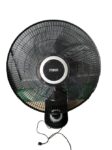 Mika 16'' wall fan black and silver