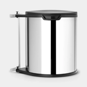 Barbantia Built in Bin 15L Brilliant Steel