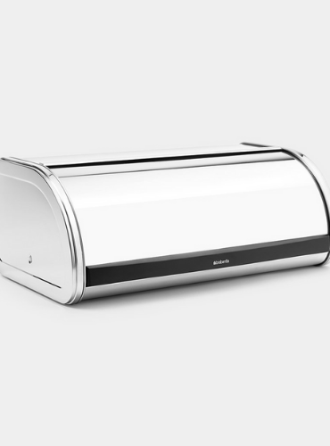 Brabanita Bread Bin Roll Top Brilliant Steel – 312601