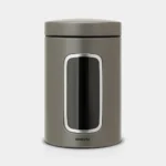 Brabantia Window canister 1.4l Platinum