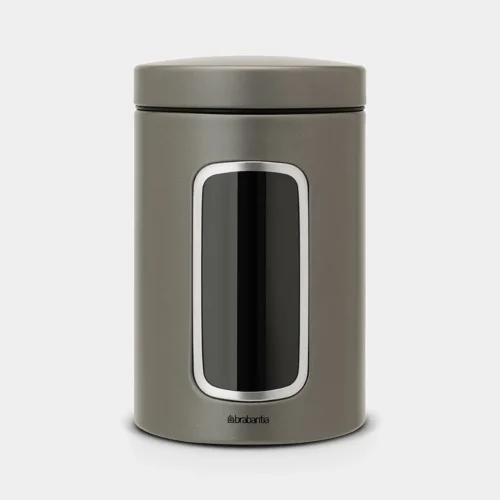 Brabantia Window canister 1.4l Platinum