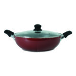 HomeWay Non stick wok Pan  with Lid