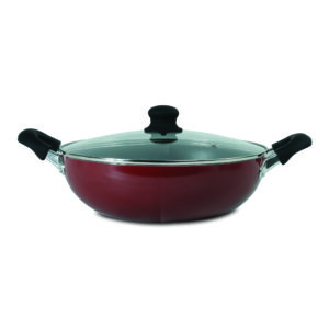 HomeWay Non stick wok Pan  with Lid