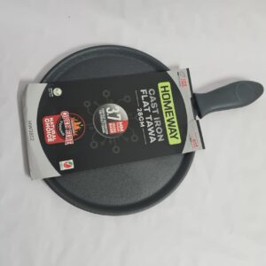 HOMEWAY Cast iron Flat Tawa 28cm