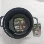 HOMEWAY Cast Iron Casserole 24 cm with a lid